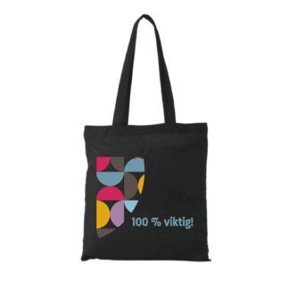 Tygkasse Madras svart